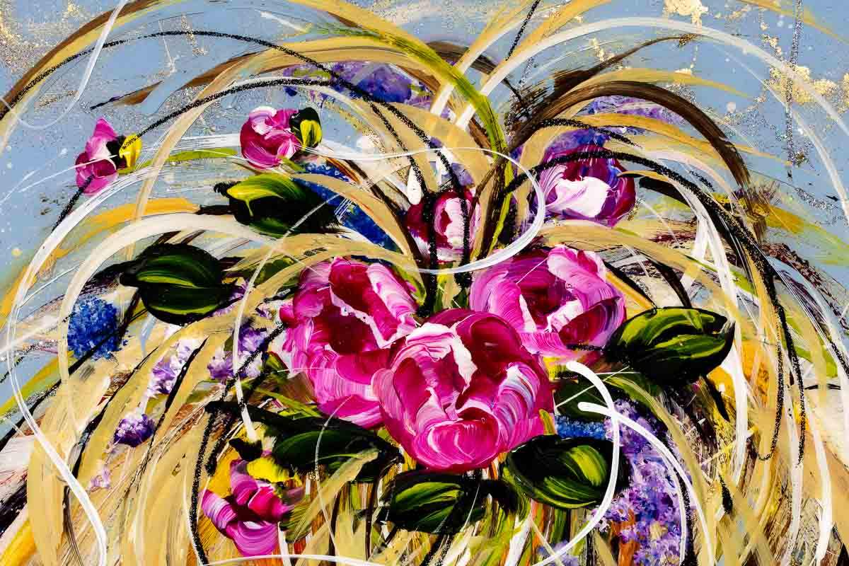 Frankie - Original - SOLD by artist Rozanne Bell - Wyecliffe Galleries