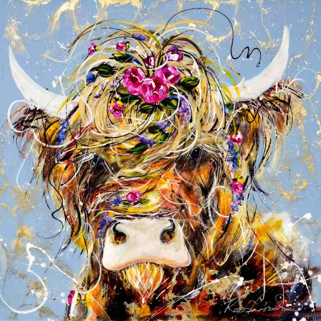 Frankie - Original - SOLD by artist Rozanne Bell - Wyecliffe Galleries