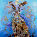 Frolic and Bounce - SOLD by artist Rozanne Bell - Wyecliffe Galleries