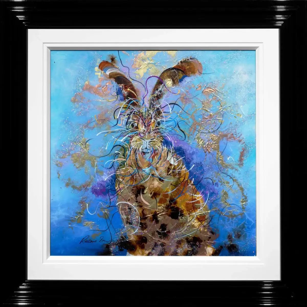 Frolic and Bounce - SOLD by artist Rozanne Bell - Wyecliffe Galleries