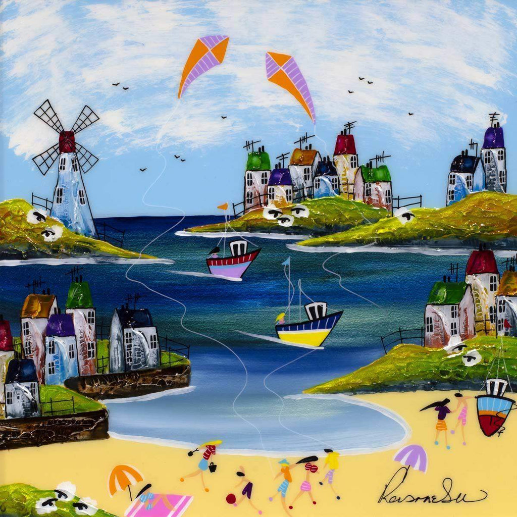 Fun and Games - Original - SOLD by artist Rozanne Bell - Wyecliffe Galleries