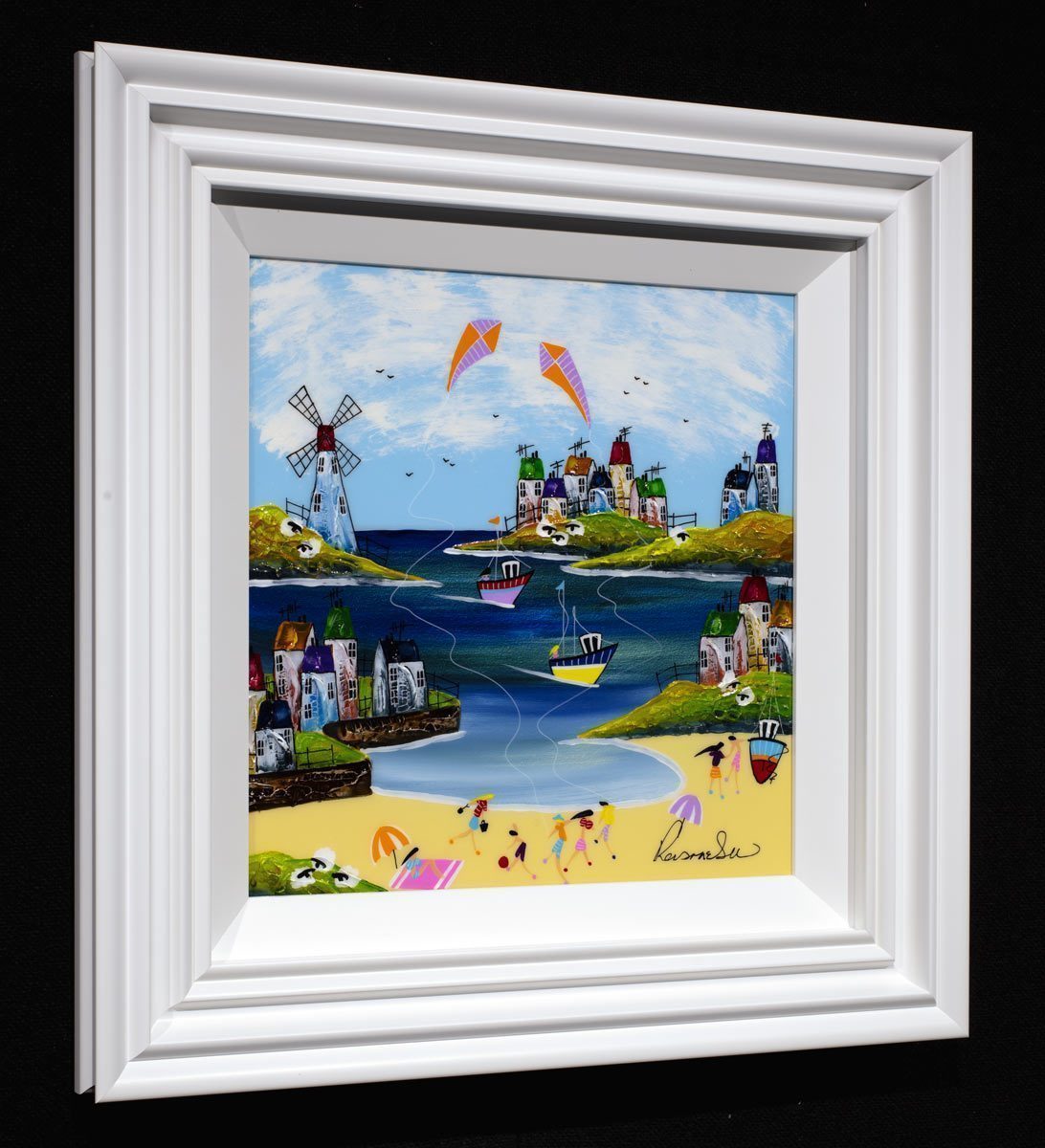 Fun and Games - Original Rozanne Bell Framed