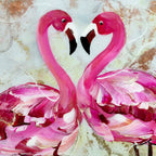 Fuschia Fusion - Original - SOLD by artist Rozanne Bell - Wyecliffe Galleries