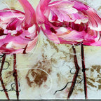 Fuschia Fusion - Original - SOLD by artist Rozanne Bell - Wyecliffe Galleries