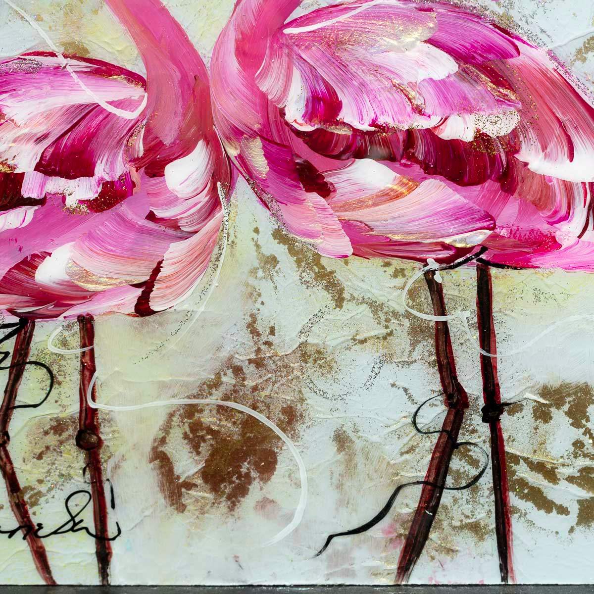 Fuschia Fusion - Original - SOLD by artist Rozanne Bell - Wyecliffe Galleries