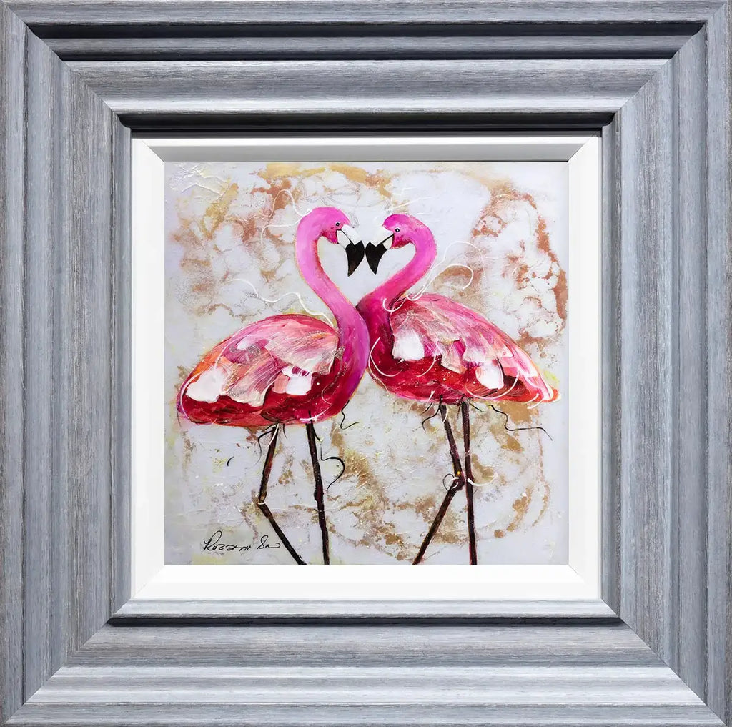 Fuschia Fusion - Original - SOLD by artist Rozanne Bell - Wyecliffe Galleries