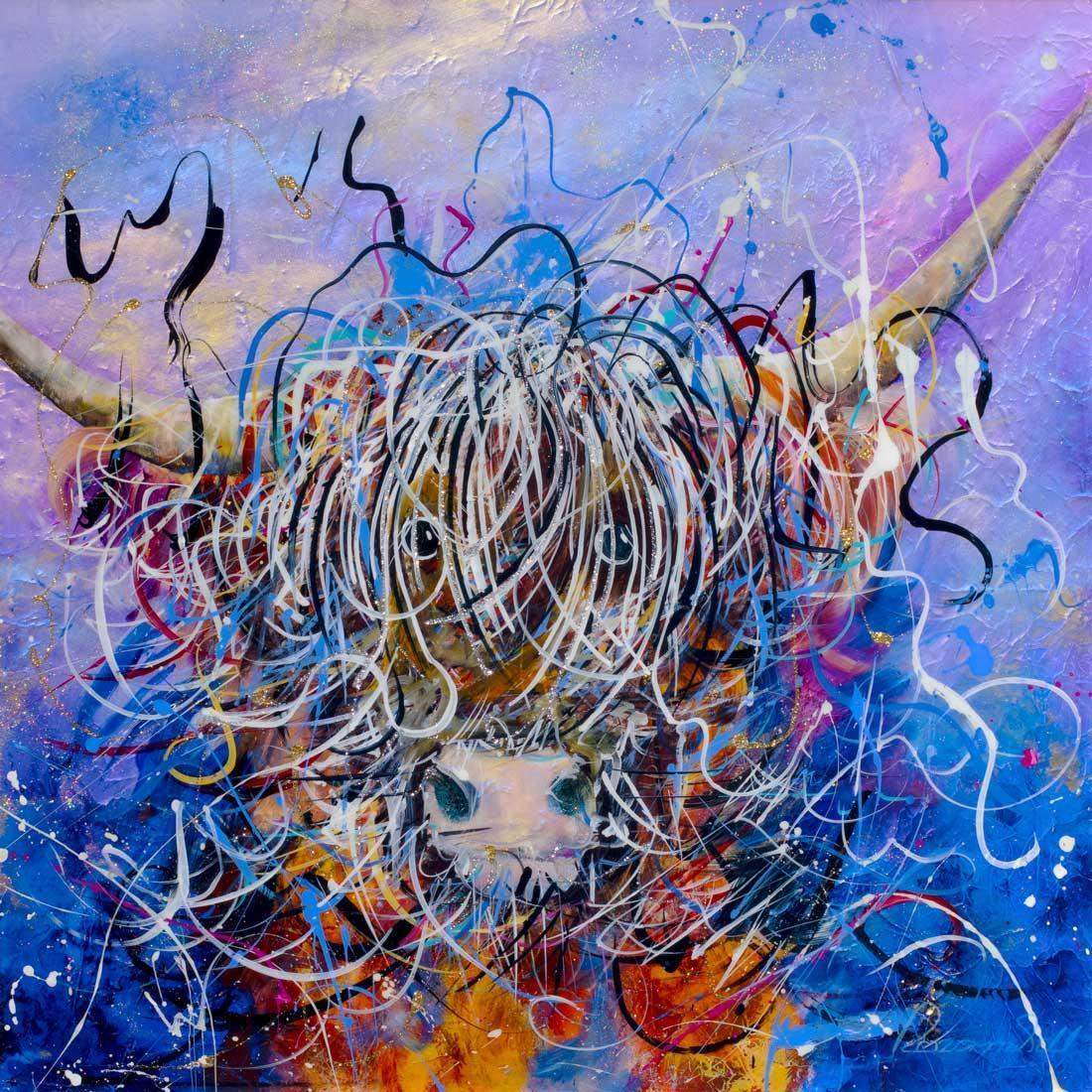 Garth - Original - SOLD by artist Rozanne Bell - Wyecliffe Galleries