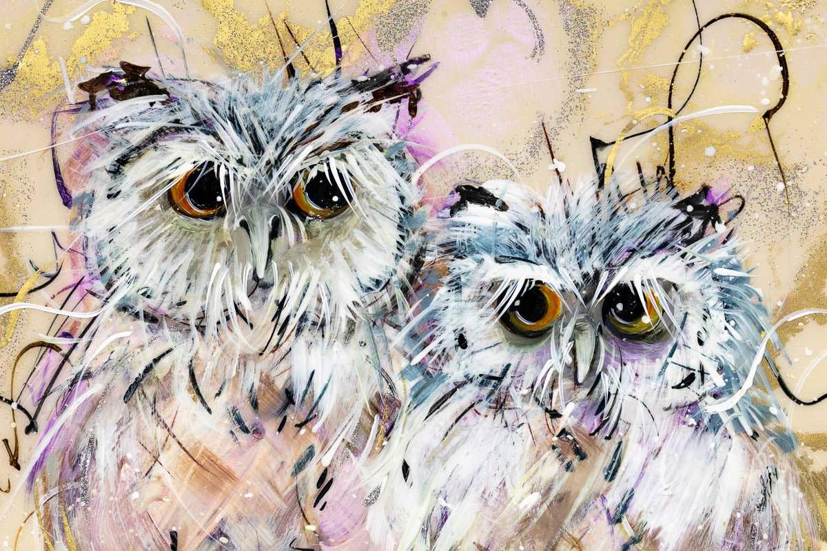 Genna and Geoffrey - Original - SOLD by artist Rozanne Bell - Wyecliffe Galleries