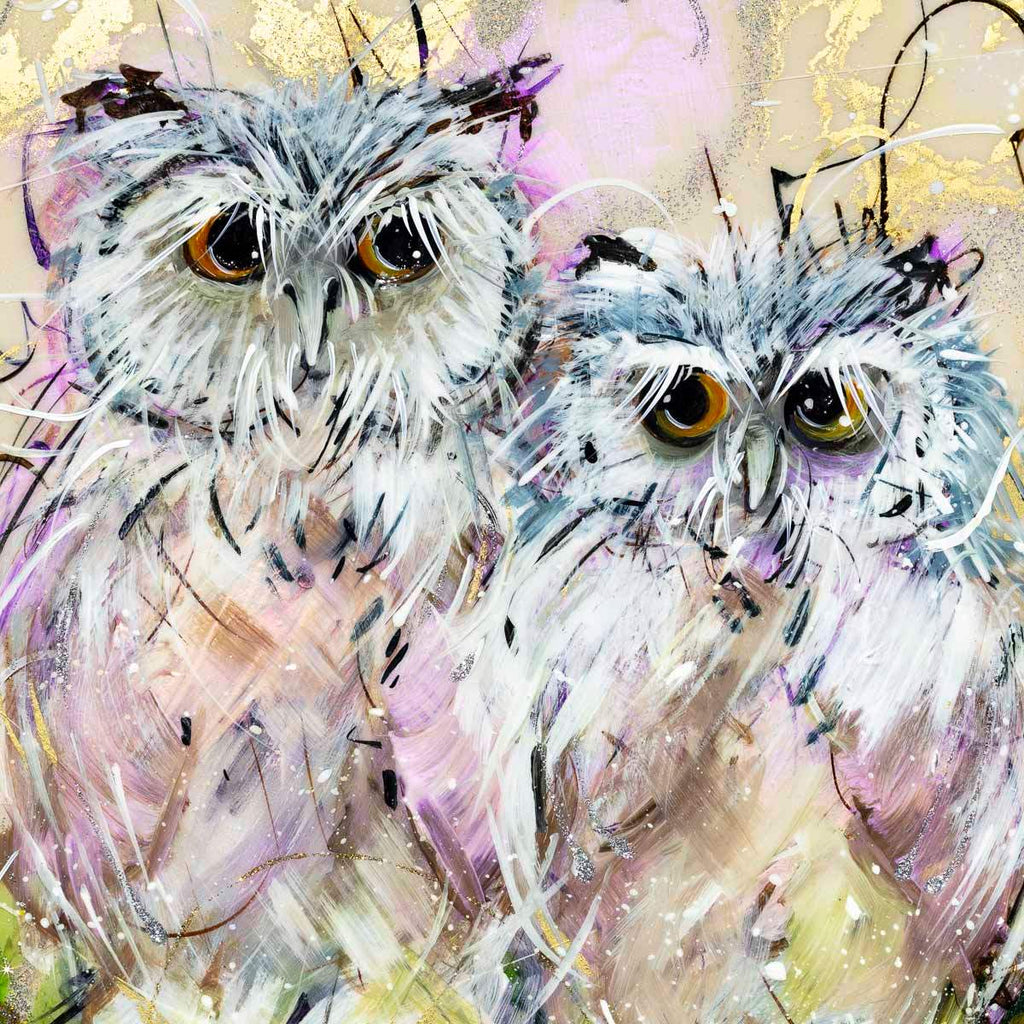 Genna and Geoffrey - Original - SOLD by artist Rozanne Bell - Wyecliffe Galleries