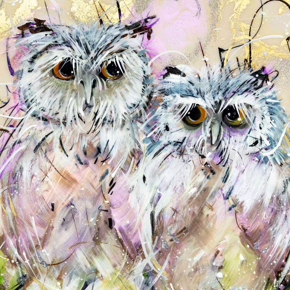 Genna and Geoffrey - Original - SOLD by artist Rozanne Bell - Wyecliffe Galleries