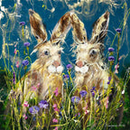 George and I - Original - SOLD by artist Rozanne Bell - Wyecliffe Galleries