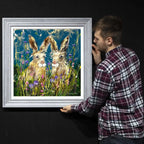 George and I - Original - SOLD by artist Rozanne Bell - Wyecliffe Galleries