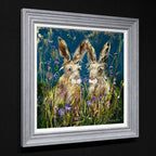 George and I - Original - SOLD by artist Rozanne Bell - Wyecliffe Galleries