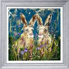 George and I - Original - SOLD by artist Rozanne Bell - Wyecliffe Galleries