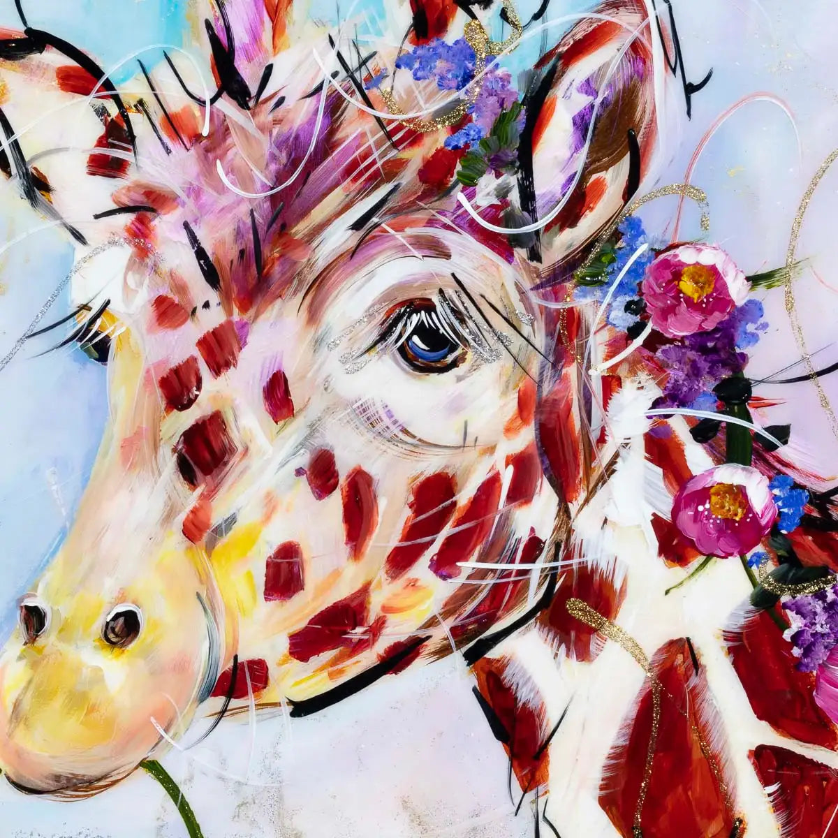 Geraldine - Original - SOLD by artist Rozanne Bell - Wyecliffe Galleries