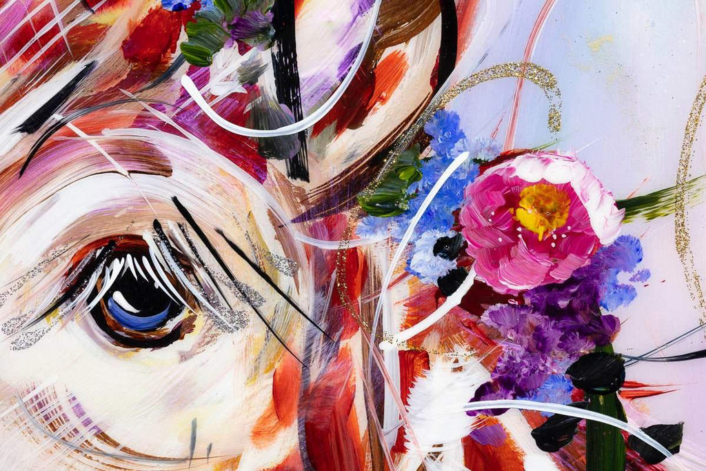 Geraldine - Original - SOLD by artist Rozanne Bell - Wyecliffe Galleries