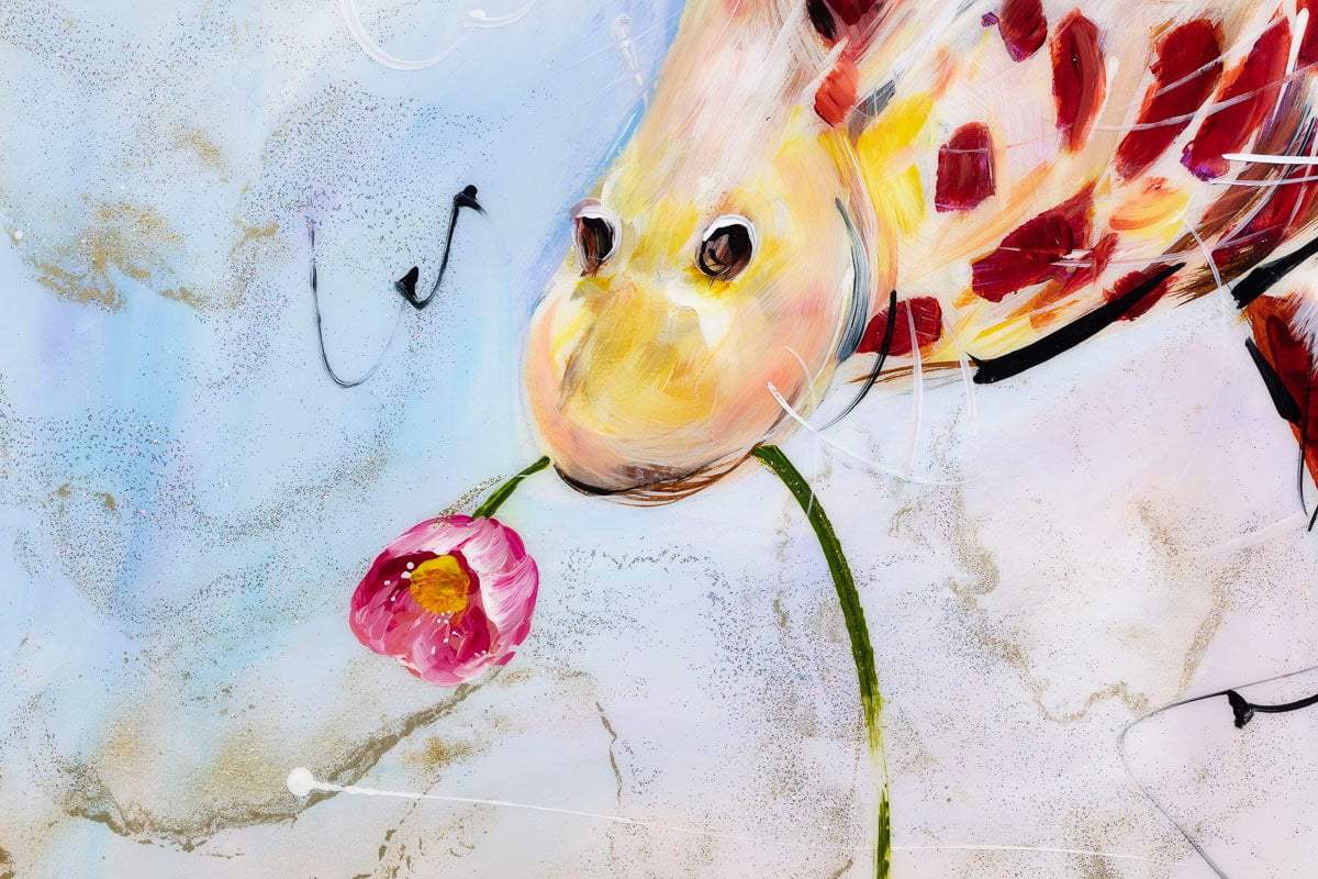 Geraldine - Original - SOLD by artist Rozanne Bell - Wyecliffe Galleries