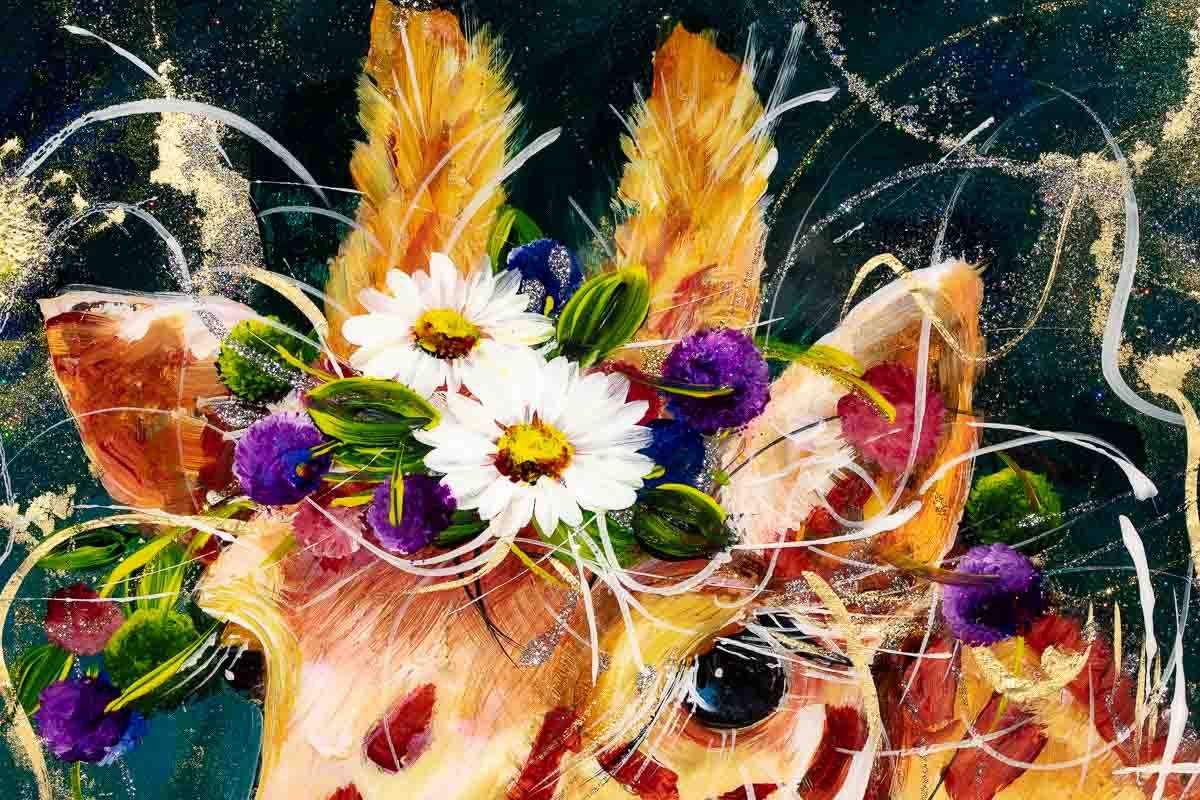 Gia - Original - SOLD by artist Rozanne Bell - Wyecliffe Galleries