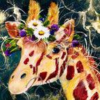 Gia - Original - SOLD by artist Rozanne Bell - Wyecliffe Galleries