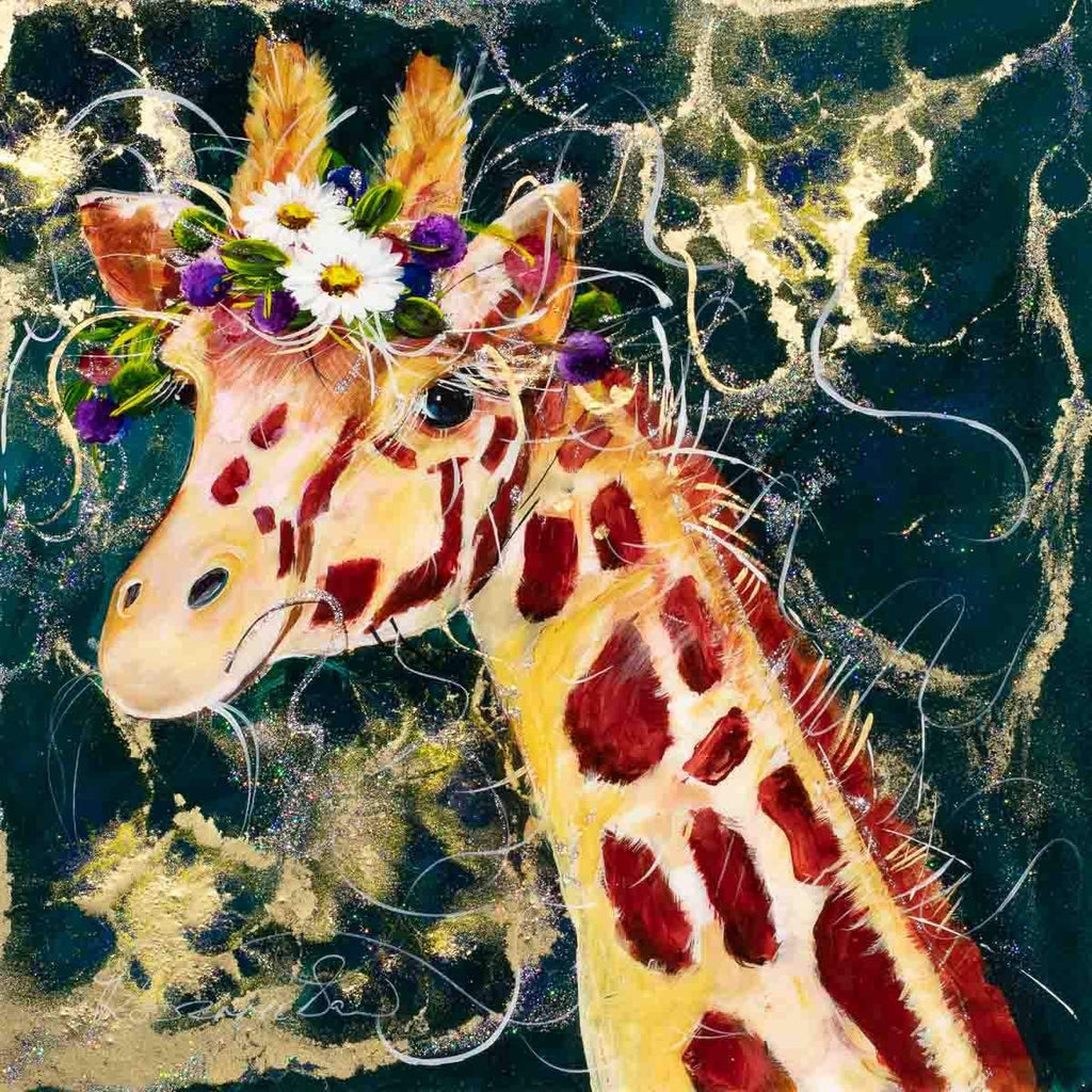 Gia - Original - SOLD by artist Rozanne Bell - Wyecliffe Galleries