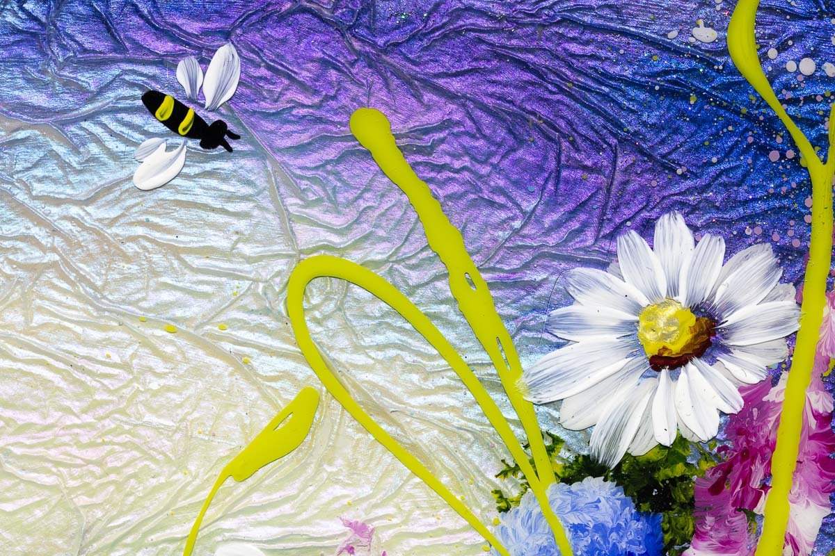 Glimmers of Dawn - Original - SOLD by artist Rozanne Bell - Wyecliffe Galleries