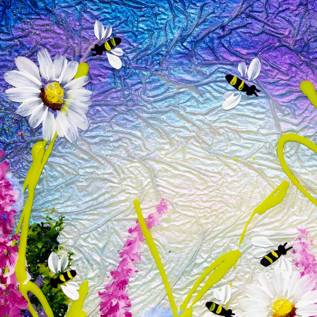 Glimmers of Dawn - Original - SOLD by artist Rozanne Bell - Wyecliffe Galleries