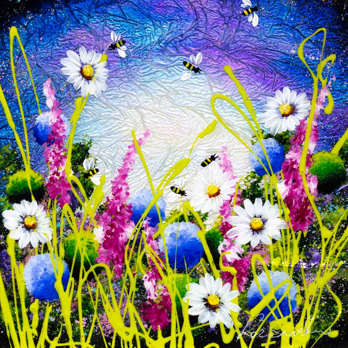 Glimmers of Dawn - Original - SOLD by artist Rozanne Bell - Wyecliffe Galleries