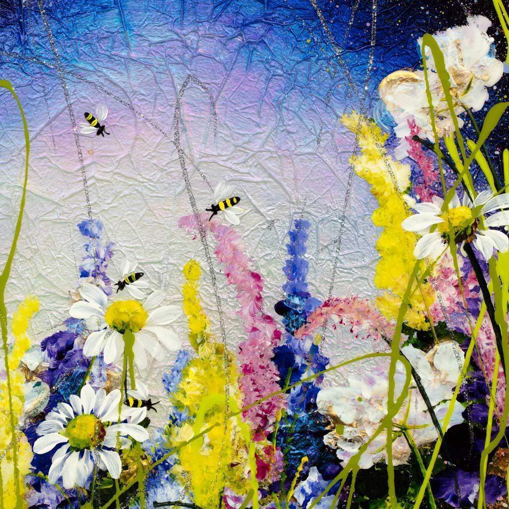 Glistening Skies - Original - SOLD by artist Rozanne Bell - Wyecliffe Galleries