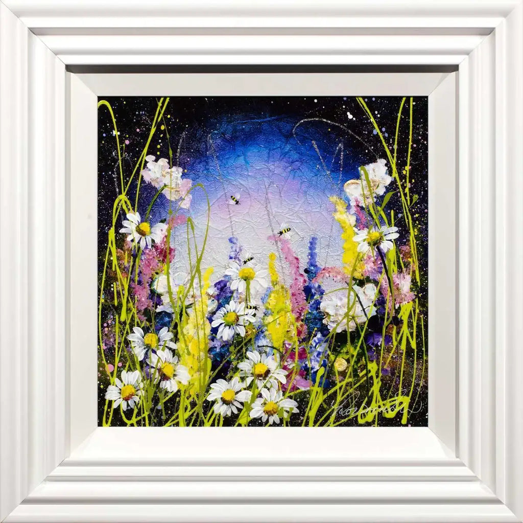 Glistening Skies - Original - SOLD by artist Rozanne Bell - Wyecliffe Galleries