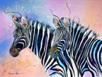 Go Faster Stripes - Original - SOLD by artist Rozanne Bell - Wyecliffe Galleries