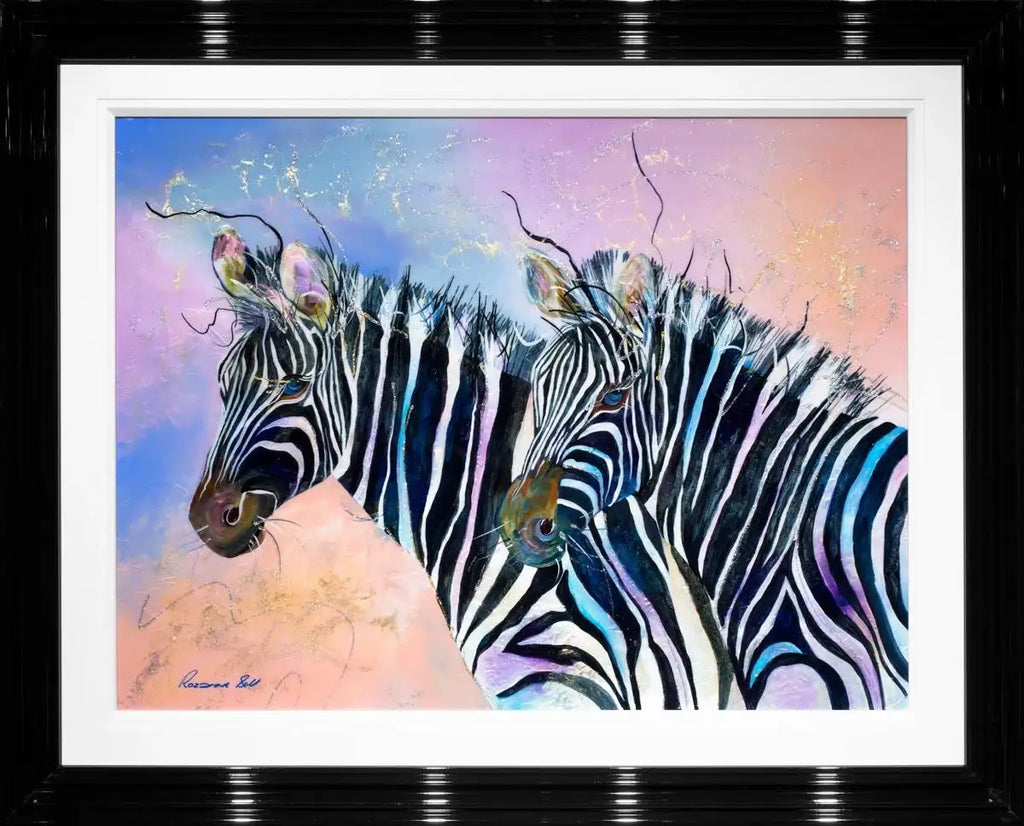 Go Faster Stripes - Original - SOLD by artist Rozanne Bell - Wyecliffe Galleries