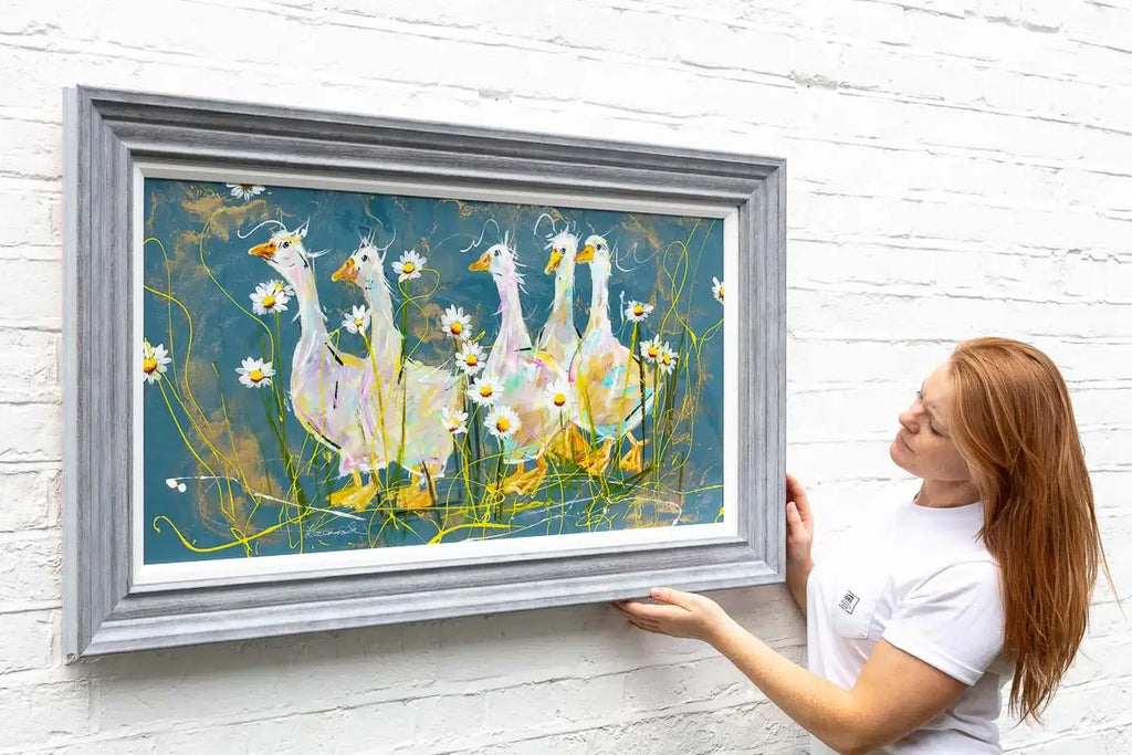 Going For A Paddle - Original - SOLD by artist Rozanne Bell - Wyecliffe Galleries