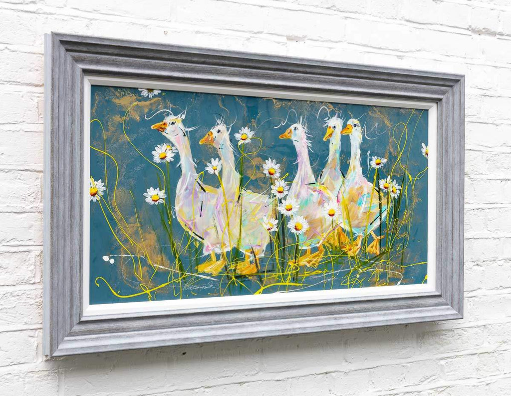 Going For A Paddle - Original - SOLD by artist Rozanne Bell - Wyecliffe Galleries