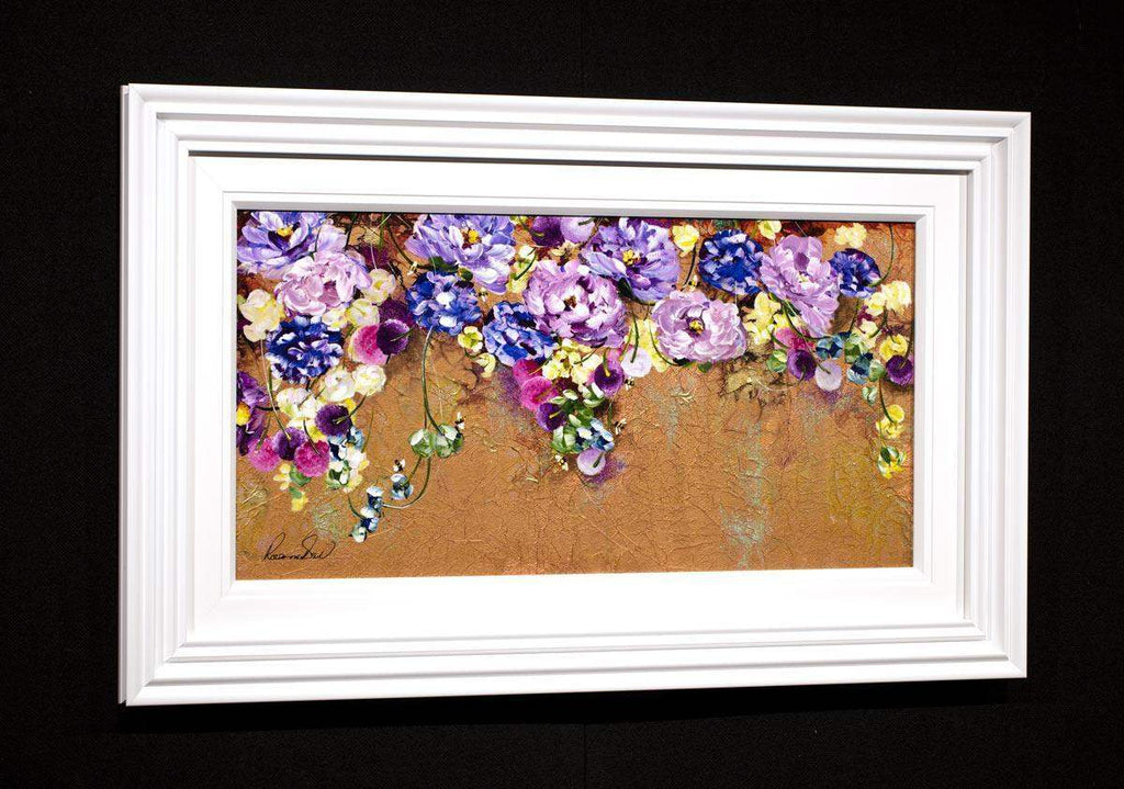 Golden Display - Original - SOLD by artist Rozanne Bell - Wyecliffe Galleries