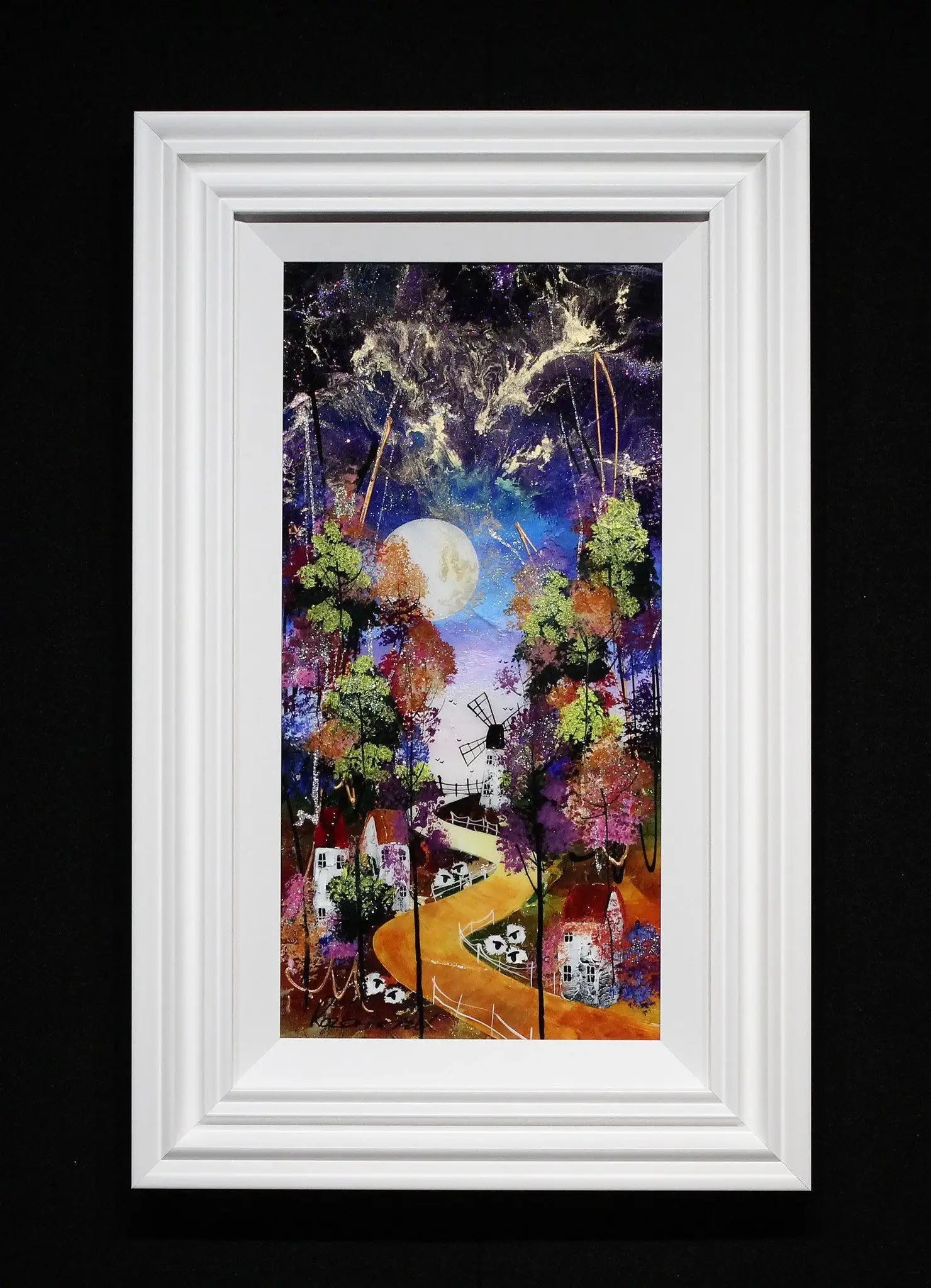 Golden Sky I - Original - SOLD by artist Rozanne Bell - Wyecliffe Galleries