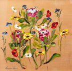 Golden Summer - Original - SOLD by artist Rozanne Bell - Wyecliffe Galleries