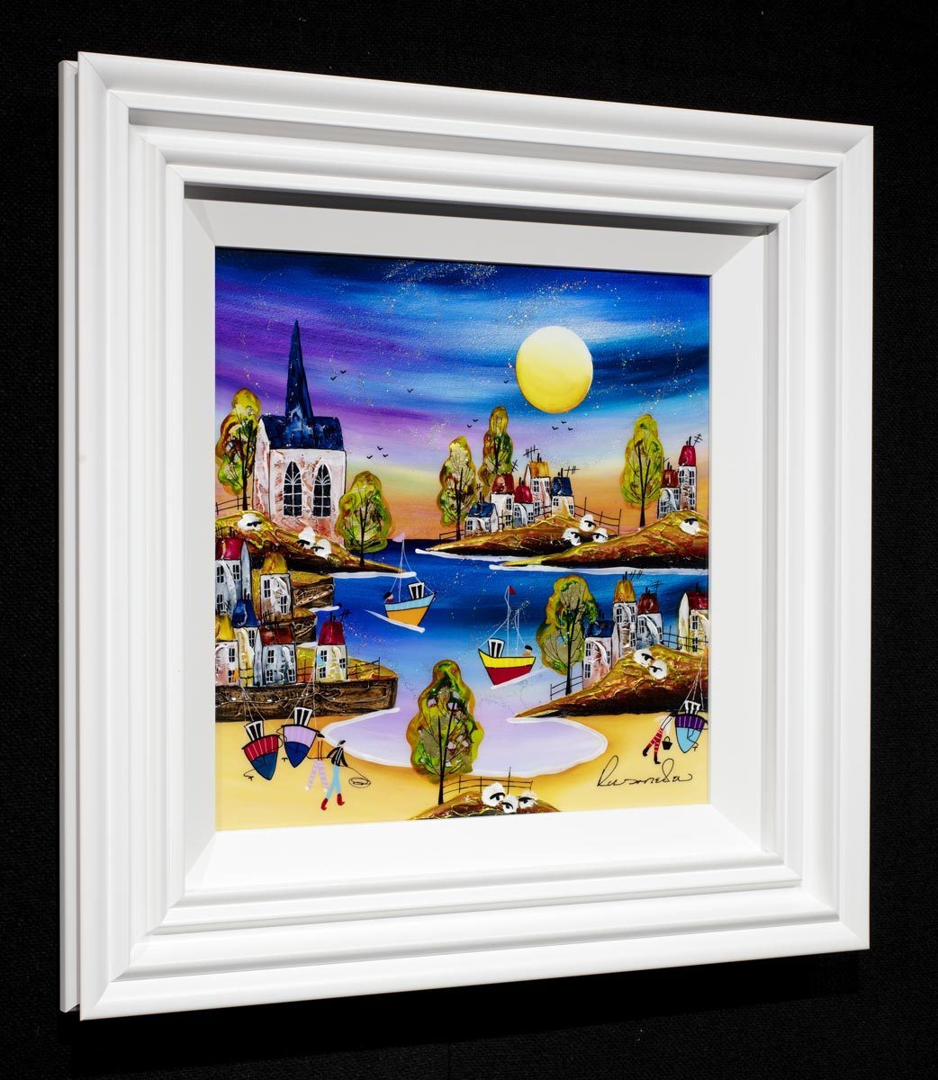 Harbour Approach Rozanne Bell Framed