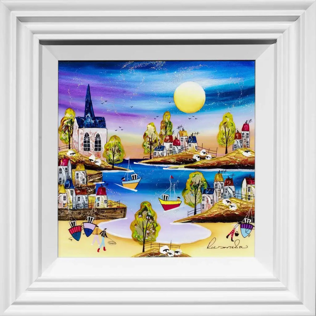 Harbour Approach - Original - SOLD by artist Rozanne Bell - Wyecliffe Galleries