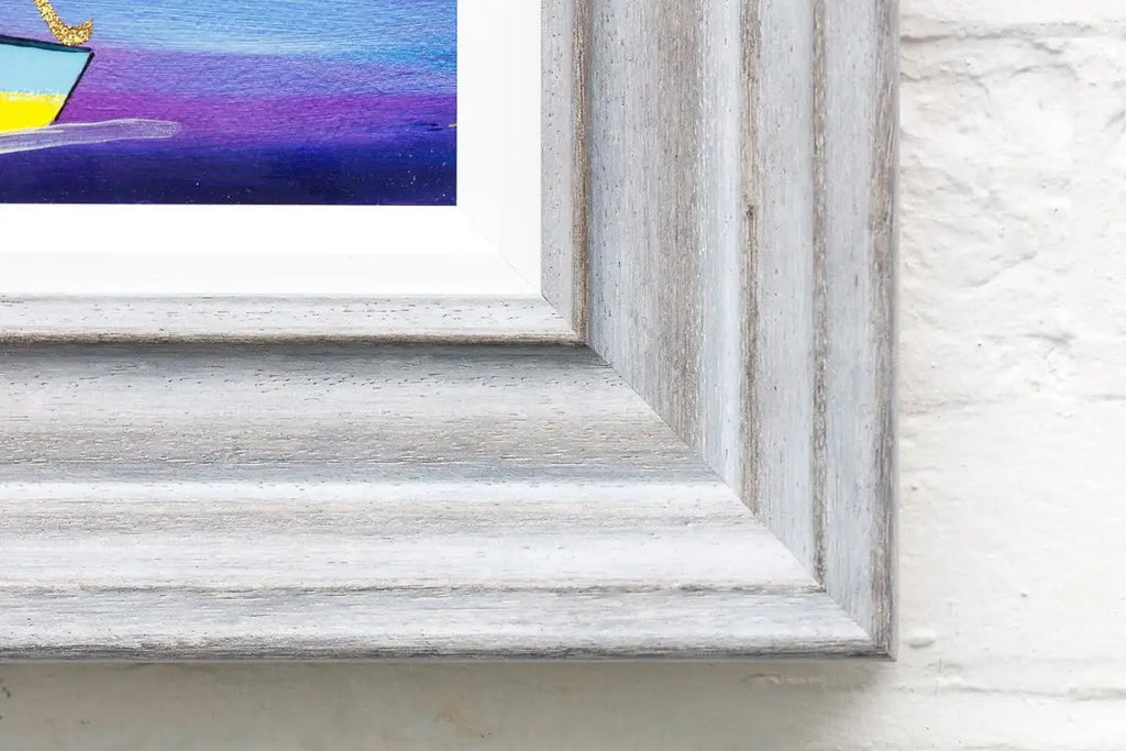 Harbour Bathed In Moonlight - Original - SOLD by artist Rozanne Bell - Wyecliffe Galleries