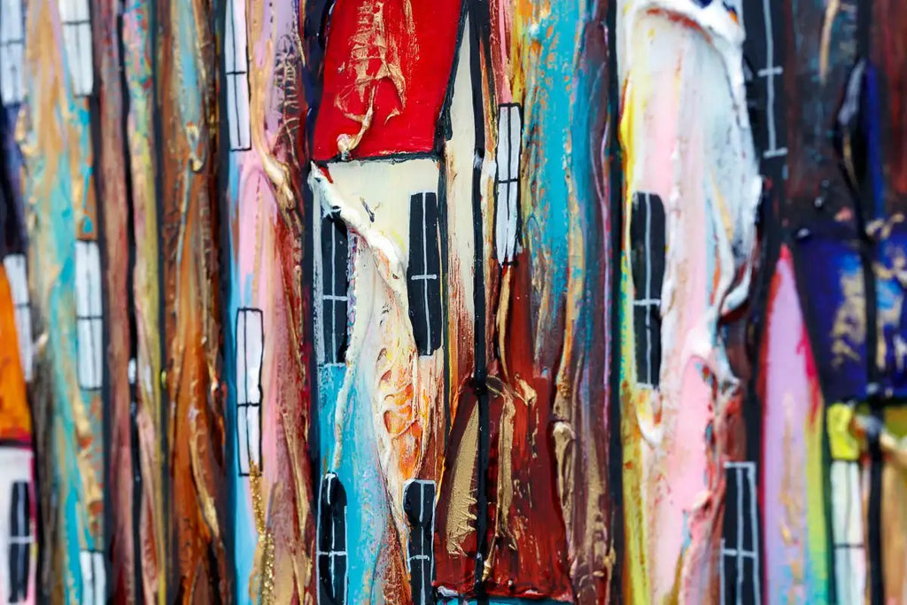 Harbour Bathed In Moonlight - Original - SOLD by artist Rozanne Bell - Wyecliffe Galleries