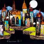 Harbour Nights - Original - SOLD by artist Rozanne Bell - Wyecliffe Galleries