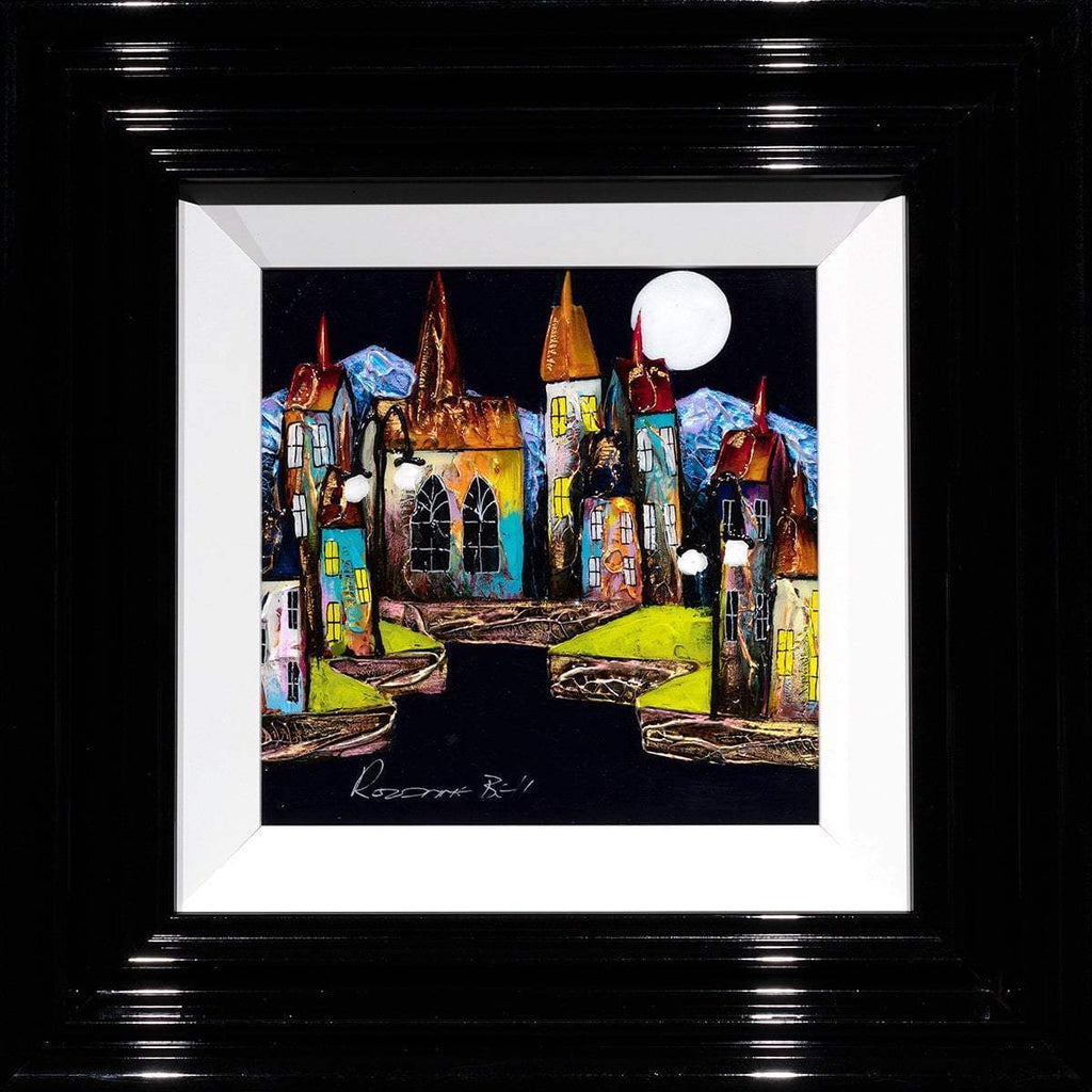 Harbour Nights - Original - SOLD by artist Rozanne Bell - Wyecliffe Galleries