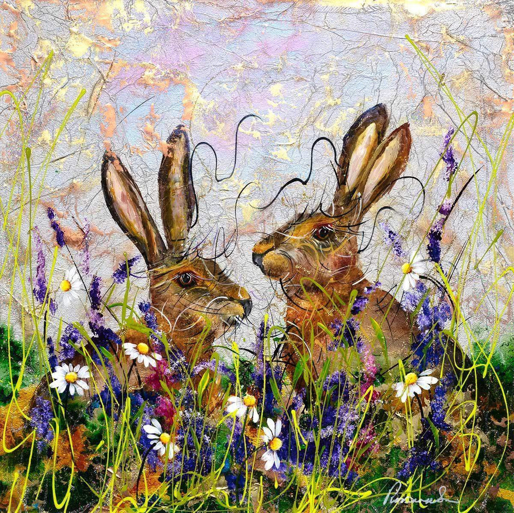 Harley and Harry - Original - SOLD by artist Rozanne Bell - Wyecliffe Galleries