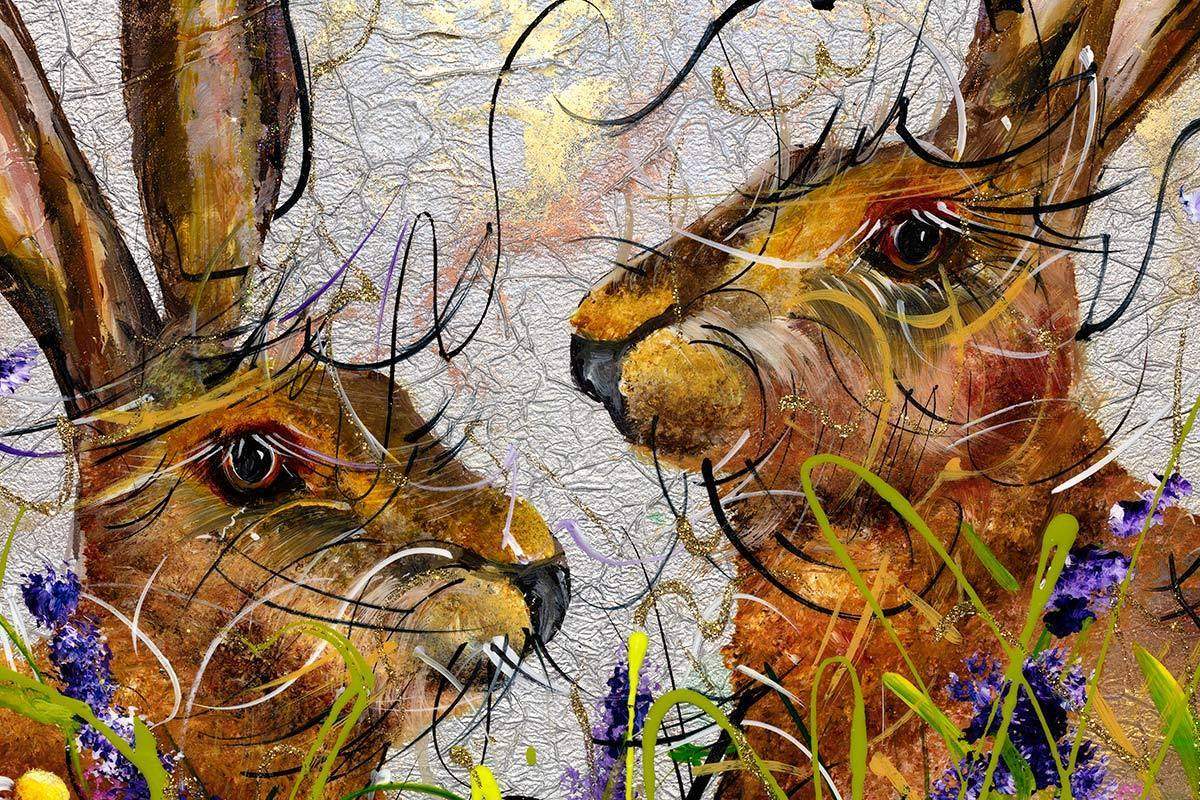 Harley and Harry - Original - SOLD by artist Rozanne Bell - Wyecliffe Galleries