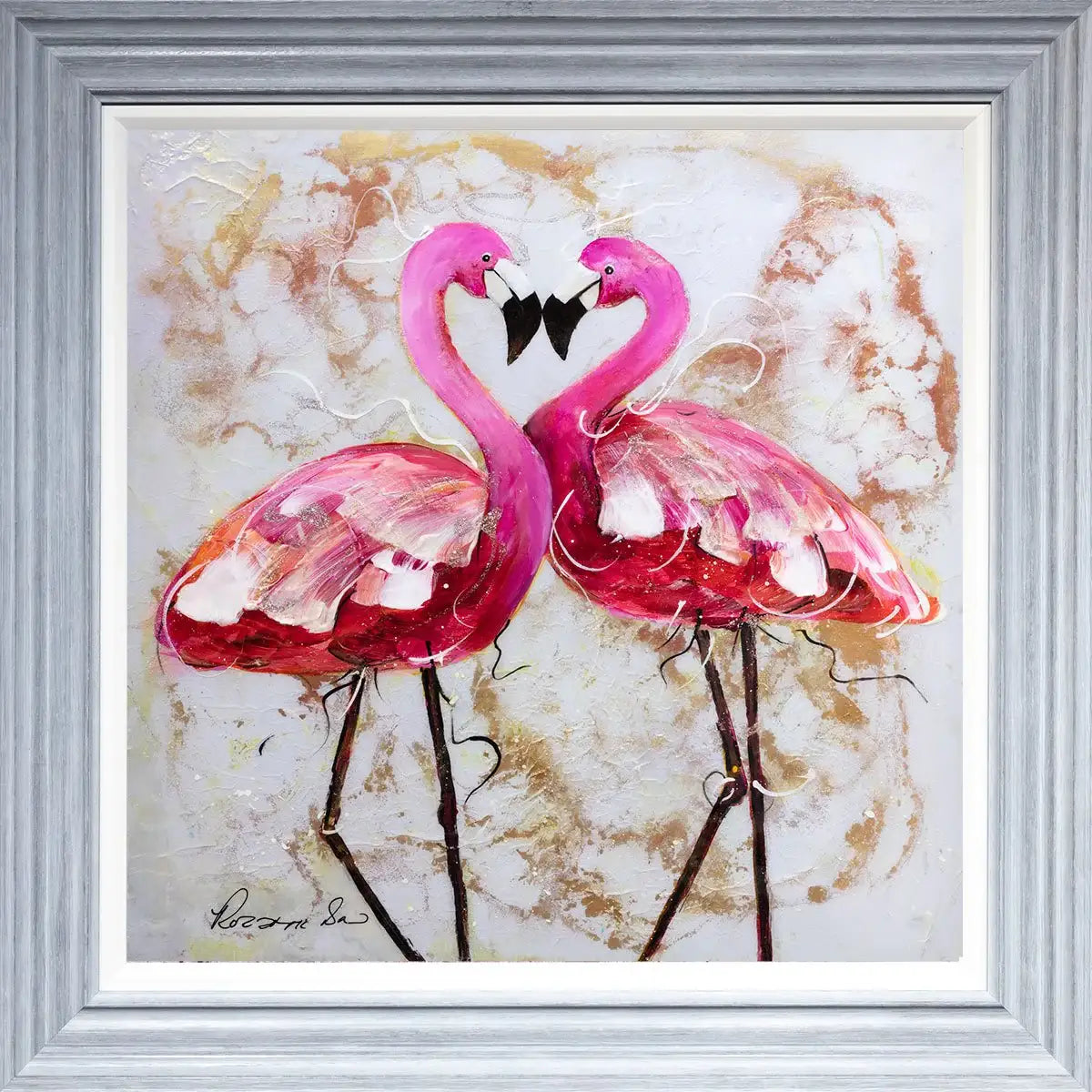 Harmony With You - Original - SOLD by artist Rozanne Bell - Wyecliffe Galleries