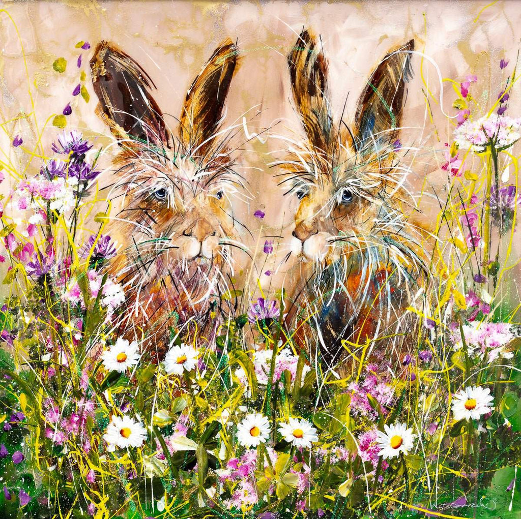 Harold and Holly - Original SOLD by artist Rozanne Bell - Wyecliffe Galleries