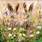 Harold and Holly - Original SOLD by artist Rozanne Bell - Wyecliffe Galleries