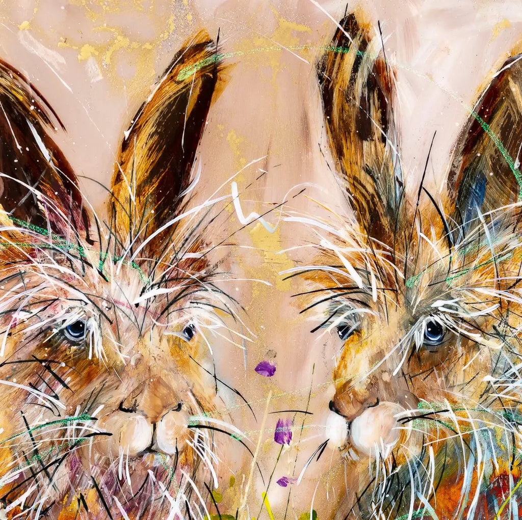 Harold and Holly - Original SOLD by artist Rozanne Bell - Wyecliffe Galleries