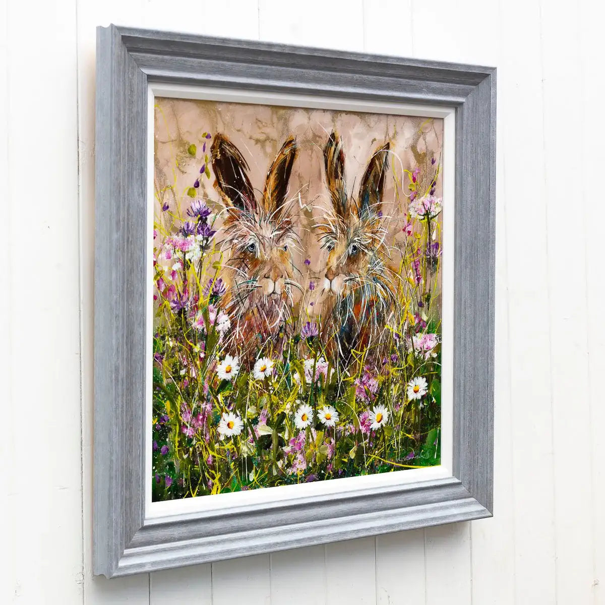 Harold and Holly - Original SOLD by artist Rozanne Bell - Wyecliffe Galleries