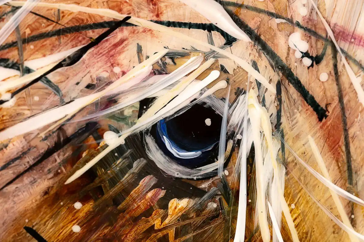 Harold and Holly - Original SOLD by artist Rozanne Bell - Wyecliffe Galleries